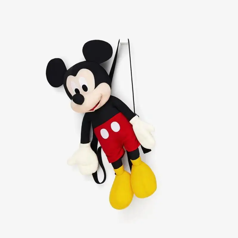 Mickey Рюкзак с Микки Маусом, плюшевый Детский рюкзак, детская школьная сумка через плечо, дорожный рюкзак для детей, подарок на день рождения для мальчиков и девочек - Цвет: Mickey