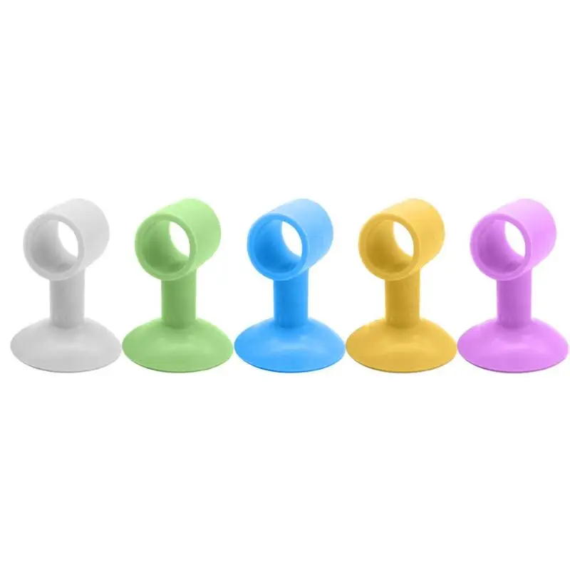 2PCS Doorknob Wall Mute Crash Pad Door Cabinet Door Handle Lock Silencer Anti-collision Silicone Doorknob Cushion Door Stopper