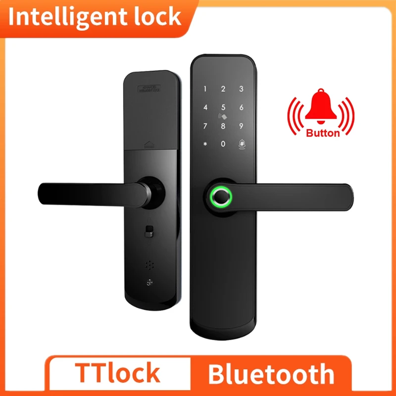 

X7 Fingerprint Lock Smart BT TT Lock App Card Digital Keyless Code Battery Electronic Door Lock for Home Smart Door Lock