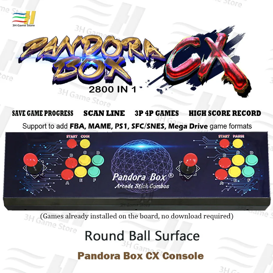 Новая игровая приставка Pandora box CX 2800 в 1 Игровая для игры может сохранять высокую