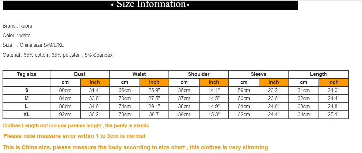 Женское боди с длинным рукавом Ruoru Облегающая белая блузка рубашка для офиса