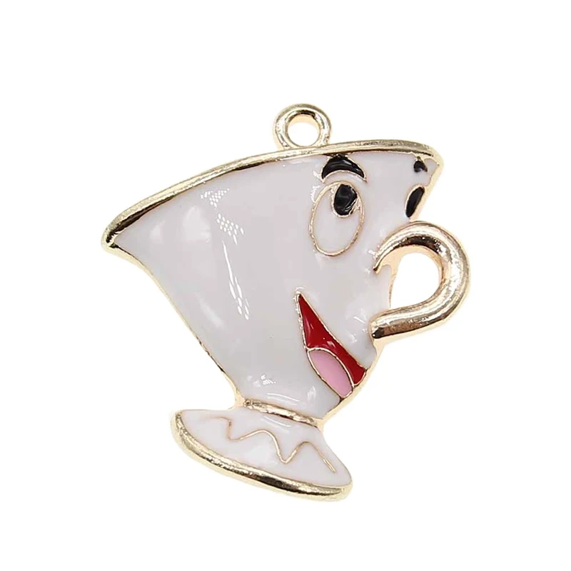 20 шт./лот новый дизайн под заказ молочно белая эмалированная позолоченная