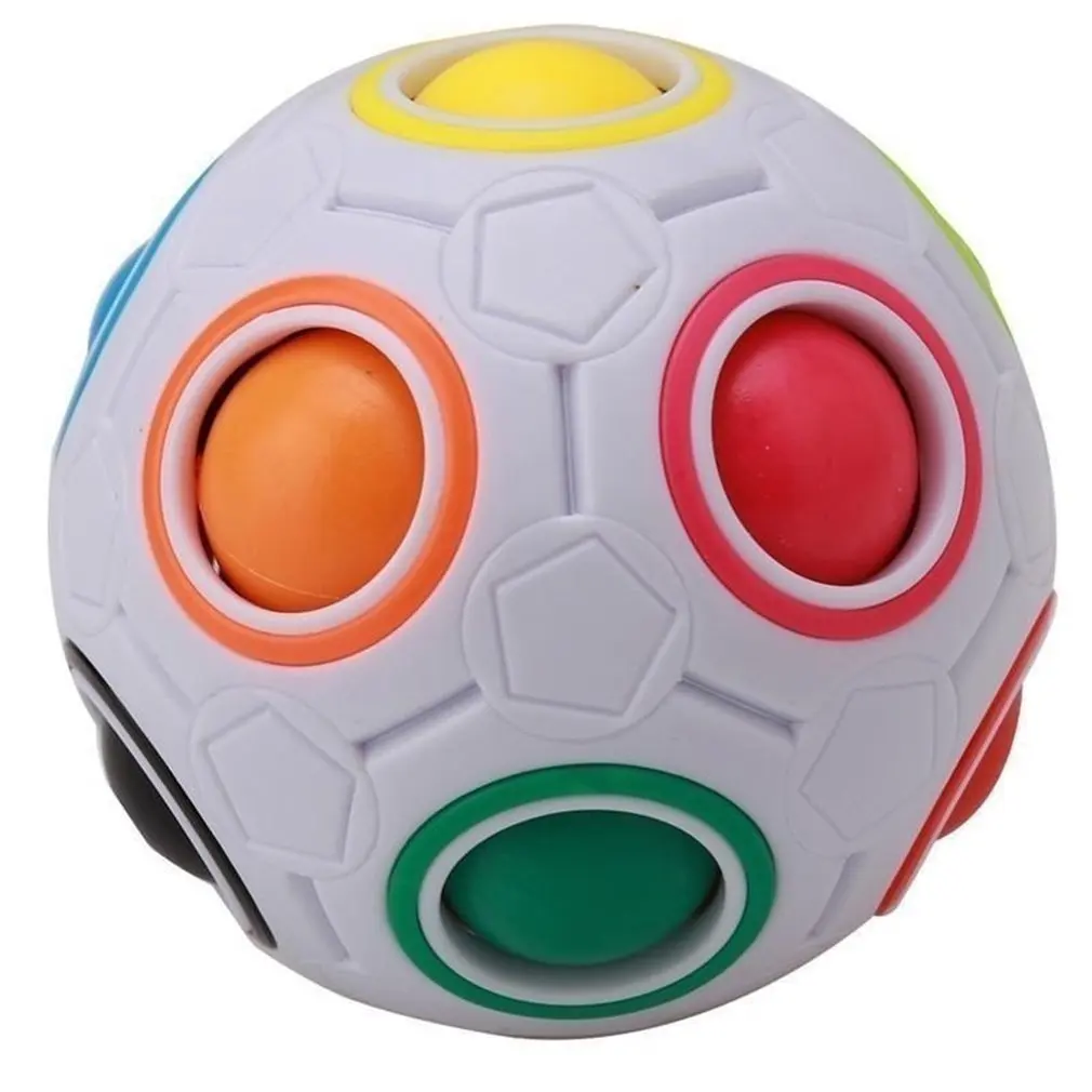 

Rainbow Ball Plastic Cube Twist Puzzle For Teenagers Adult Toy