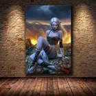 Плакат, декоративная картина World of Warcraft 8,0, карта на HD холсте, Картина на холсте, настенное искусство, холст, Декор