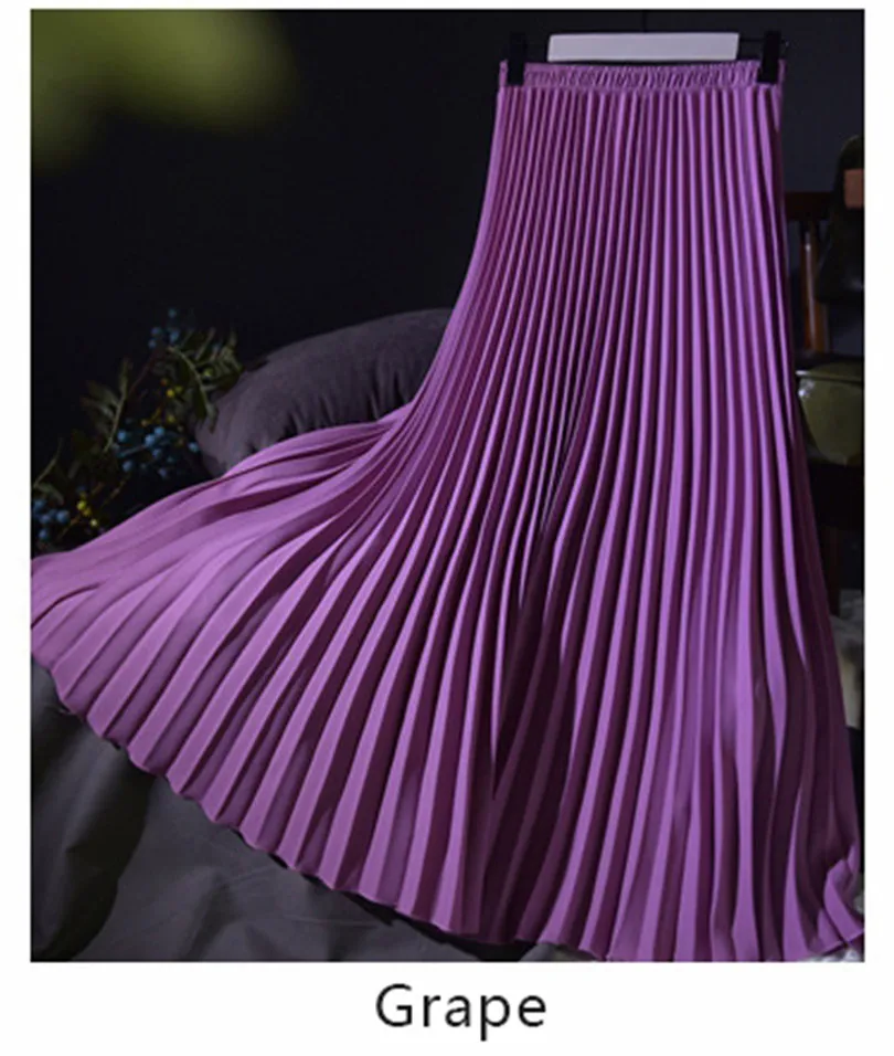 Элегантная женская плиссированная фатиновая юбка с высокой талией абайя Длинная