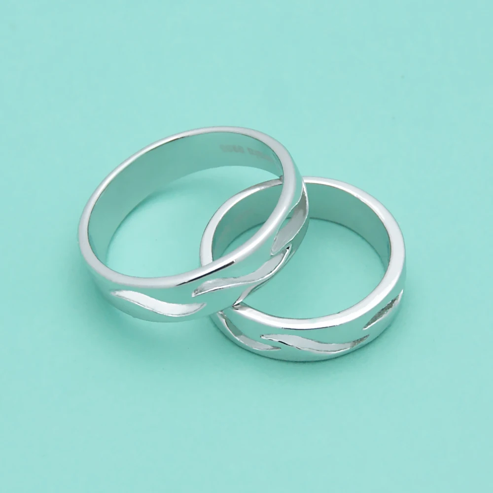 Модные мужские и женские ювелирные изделия из стерлингового серебра 925 пробы