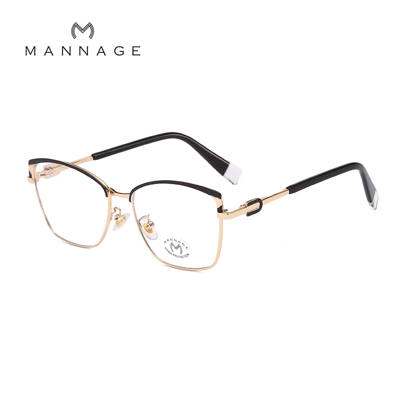 

Оправа для очков квадратная металлическая, для женщин и мужчин, с прозрачными линзами, поддельные очки для работы и школы