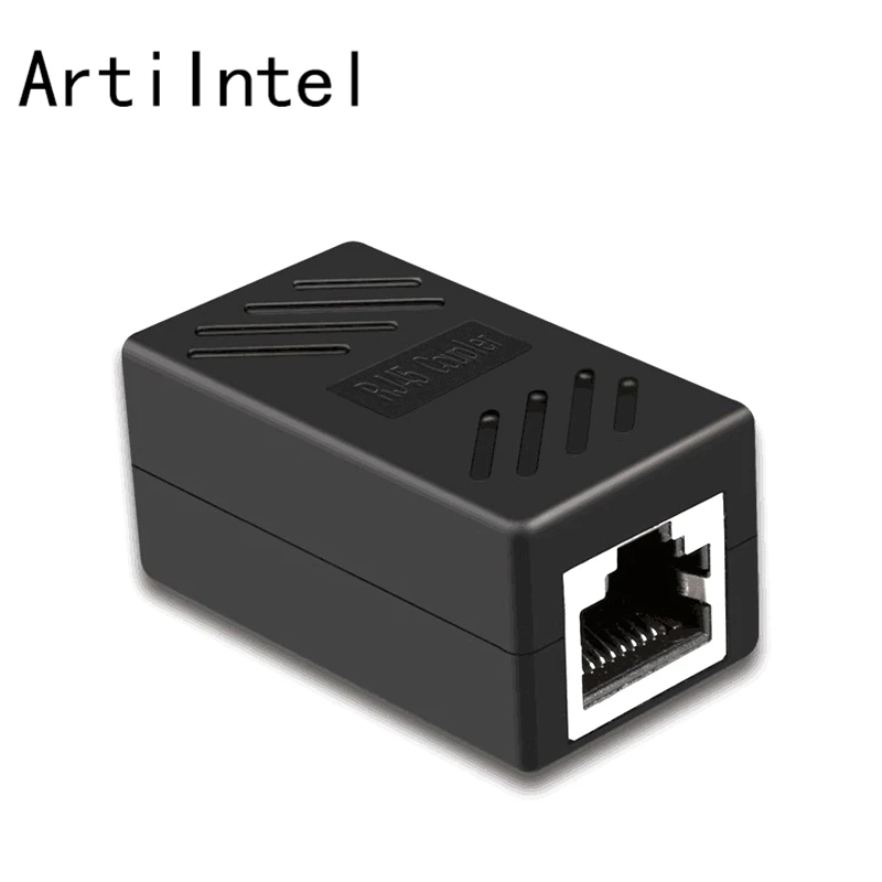 RJ45 муфта сети Ethernet двойной прямой головкой Lan кабель Joiner CAT 5 5E 6 6a Удлинитель