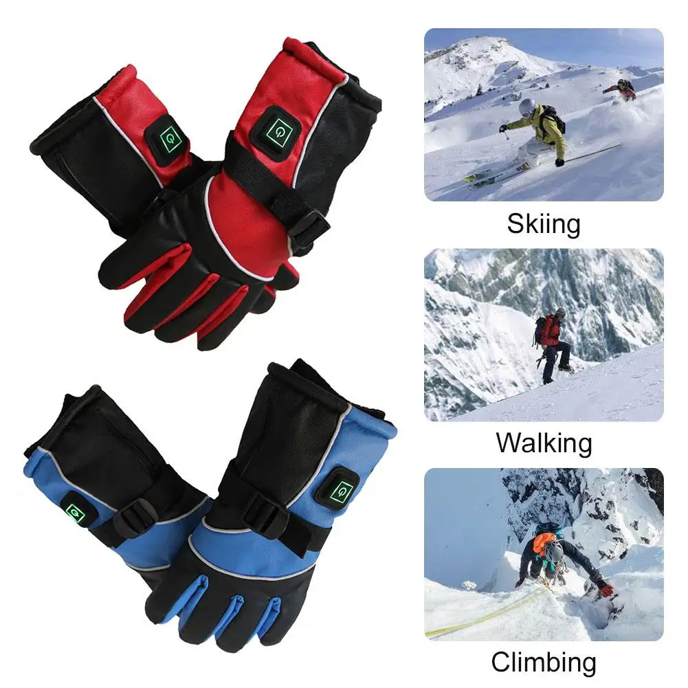 3000 MAh зимнее зарядное устройство для электрического мотоцикла перчатки теплые