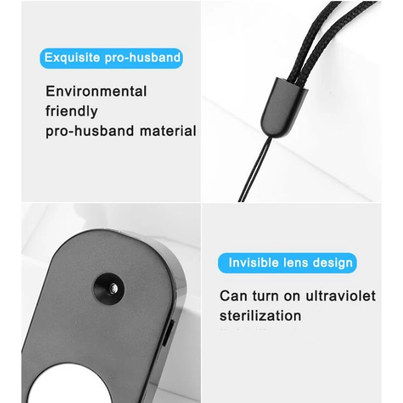 

2 Pack Personal Wearable Air Purifier with UV Lights Necklace Mini Portable Air Freshener Ionizer Negative Ion Generator