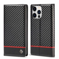 folio case for iphone 13 pro max 12 mini 11 xr xs 7 8 carbon fiber leather magnetic card holder kickstand wallet phone cover