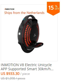 INMOTION V8F Электрический Одноколесный велосипед Monowheel Одноколесный самокат для самоката EUC внедорожный приложение с декоративными лампами электрический самокат
