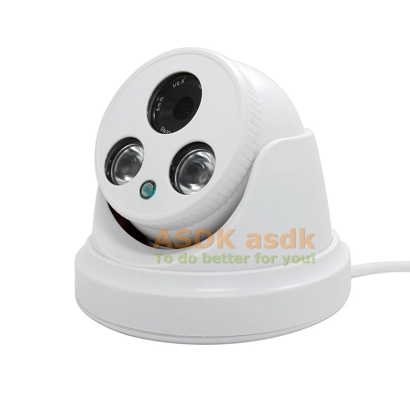 H.265 POE 3MP внутренняя IP камера 1296 P/1080 P 2 Массив светодиодный ИК купольная ONVIF система
