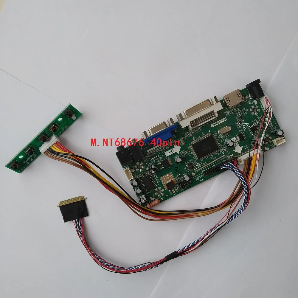 M.NT68676 HDMI VGA Светодиодный ЖК DVI плата контроллера DIY для 15 6 &quot экран 1366/* 768
