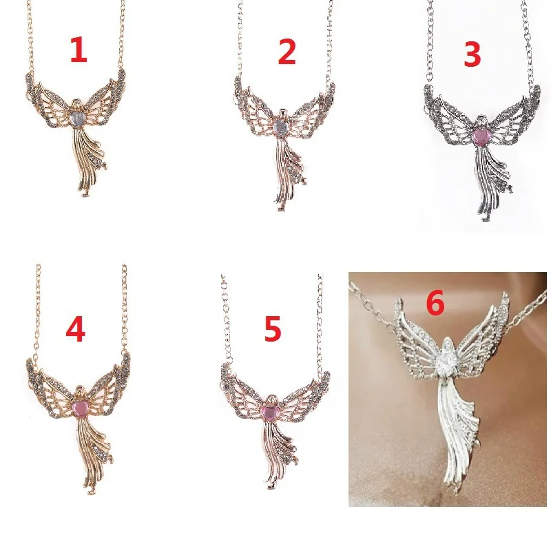 

Christ The Virgin Mary Pendant Angel Wing Exquisite Zircon Micro-Inlaid Women's Pendant Necklace 2021 Trend Jewelry