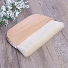 8 дюймов, деревянная ручка, искусственная Акварельная кисть, кисть из козьей шерсти для жидкости, кисть для рисования