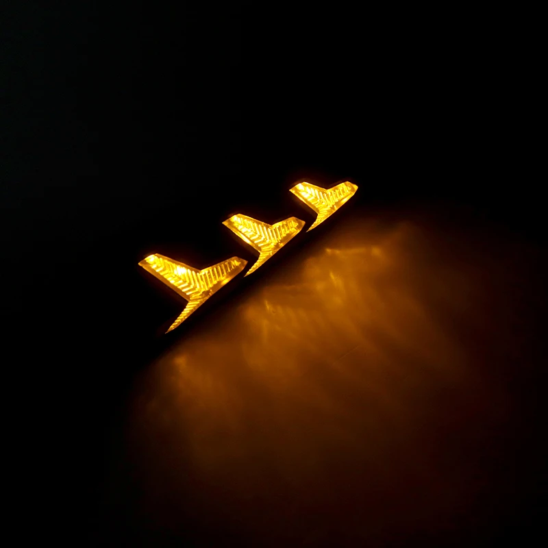 

For Honda Yamaha Suzuki 1 Pairs DC 12V Universal Motorcycle LED Turn Signal Lamp Sequential Flowing Flash Indicator Lights Amber