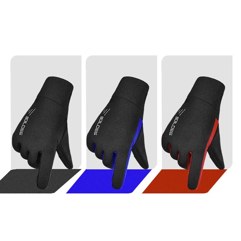 

Winter Outdoor Ski Riding Gloves Windproof Thickened Men and Women Velvet Touch Screen Gloves