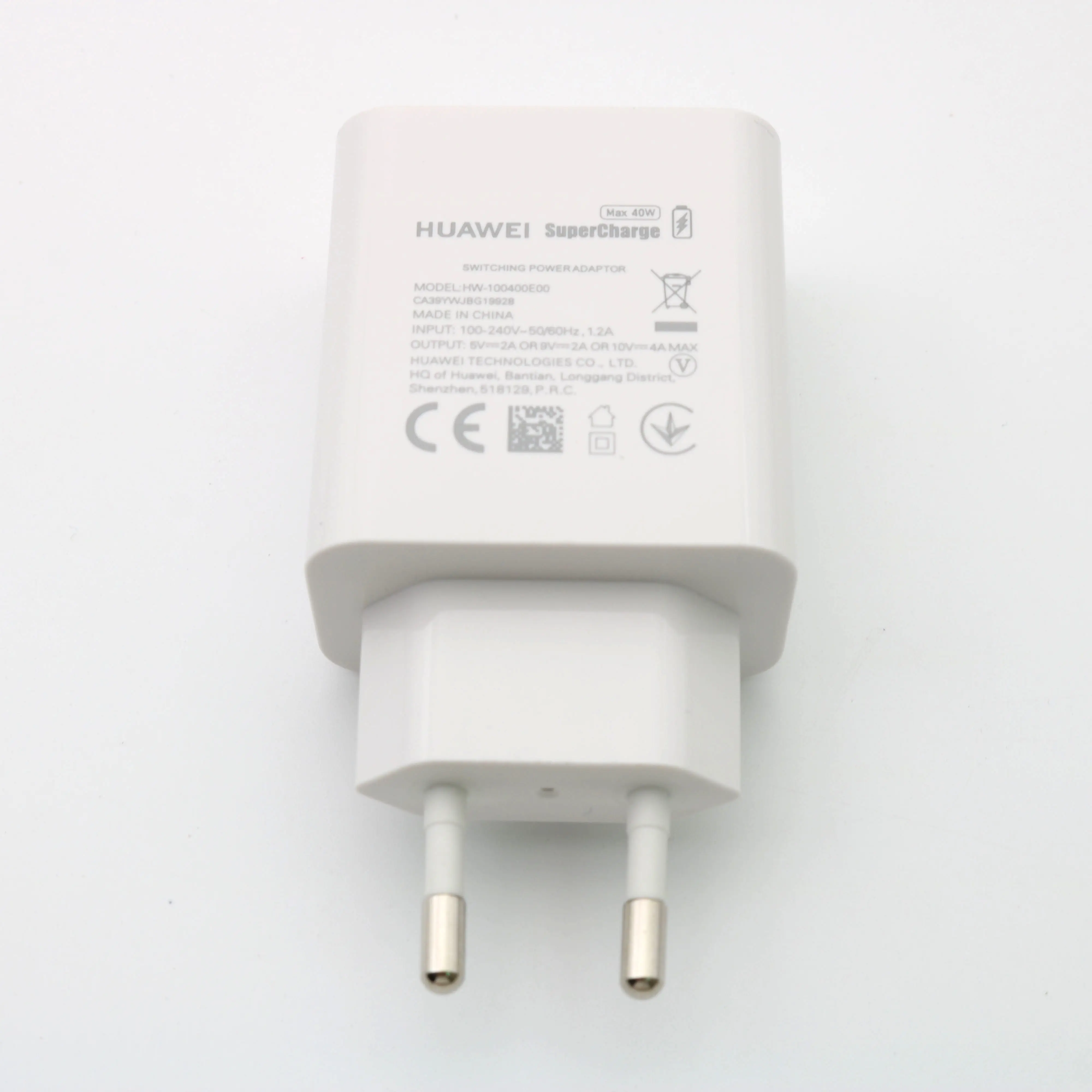 Оригинальный суперзарядный кабель HUAWEI 40 Вт быстрое зарядное устройство 10 в/4A 5A Type