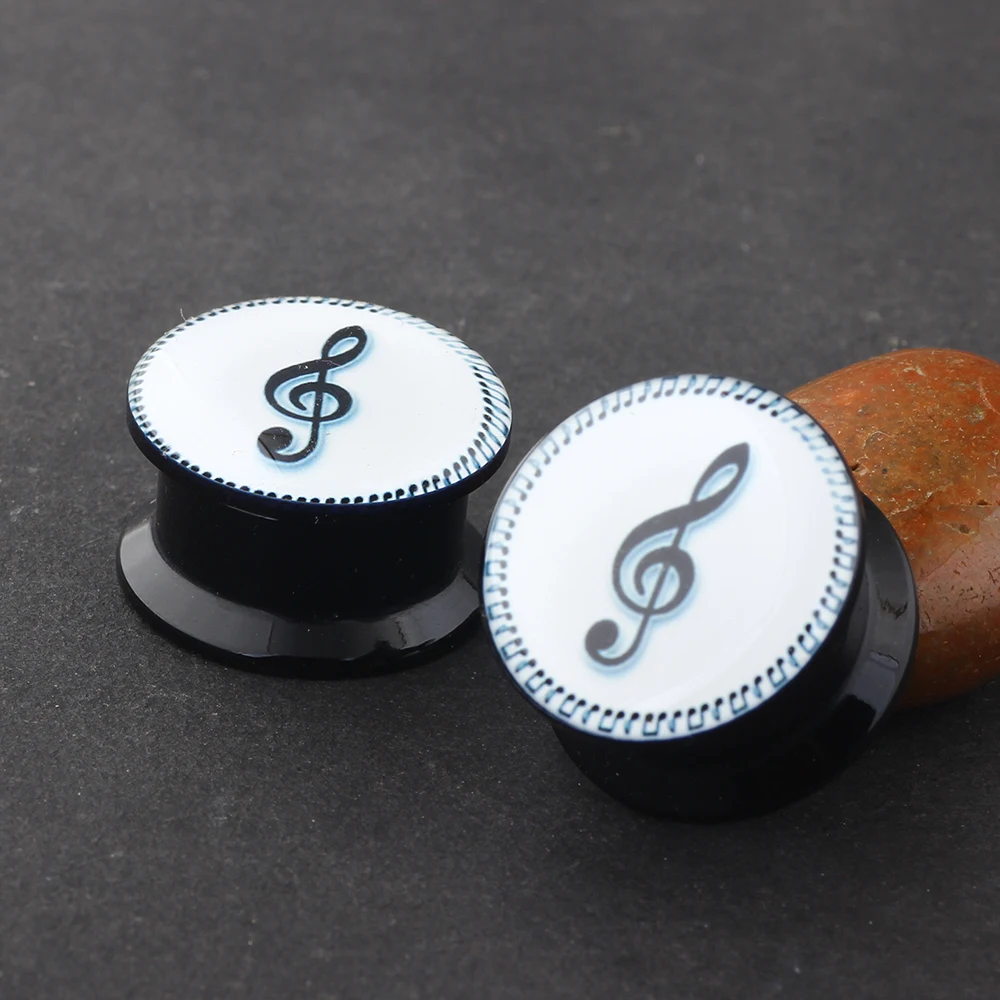 

JUNLOPWY Internally Thread Acrylic Logo Ear Gauge Tunnels 00g Plugs Screwed Flesh Lobe Stretcher Piercing Set Body Jewelry 160pc