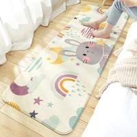 nordic cartoon creative carpet ins creative entrance pad bedroom personality cute pad lamb cashmere waterproof non slip carpet