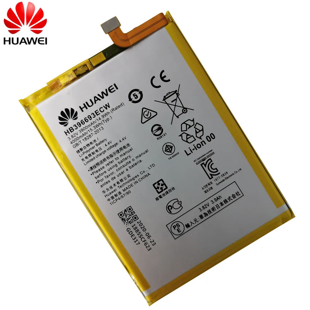 Original new For Huawei Mate 8 NXT-AL10 NXT-TL00 NXT-CL00 NXT-DL00 HB396693ECW 4000mAh Bateria Replacement Gift Tools +Stickers | Мобильные