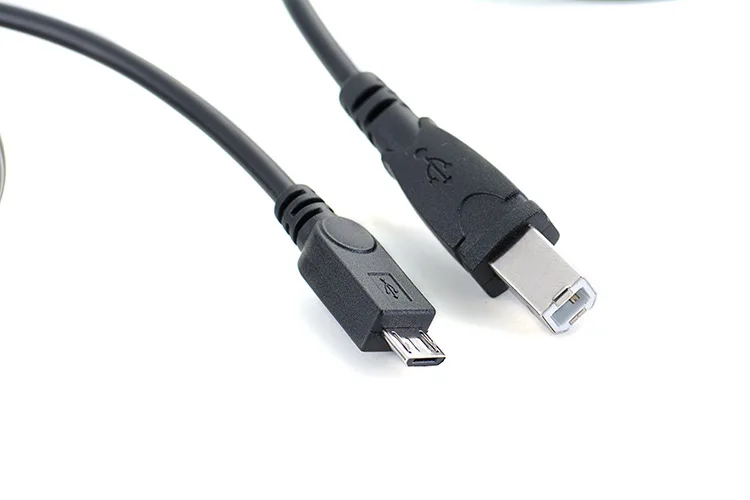 Micro usb Мужской к USB 2,0 B Мужской данных OTG кабель телефон планшет к электронному фортепиано барабана
