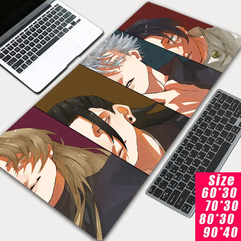 

Mouse Pad Japanese Anime Jujutsu Kaisen Gojo Satoru Figure Printed Gamer Mouse Mat Mousepad Pc Gamer Mat Otakus Gift
