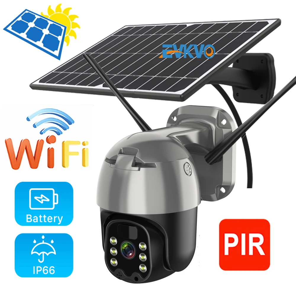 

Wi-Fi, солнечный Камера платные Батарея Беспроводной PTZ Камера HD 3MP открытый Водонепроницаемый CCTV камеры видеонаблюдения Wifi IP Камера