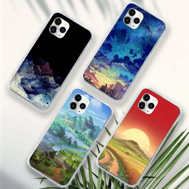 

Art Minimalist painting Phone Case Transparent soft For iphone 5 5s 5c se 6 6s 7 8 11 12 plus mini x xs xr pro max