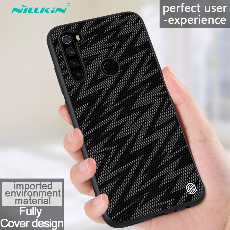 Для Xiaomi Redmi Note 8 Pro NILLKIN Twinkle чехол Роскошный гибкий ТПУ PC задняя крышка полиэфирная сетка светоотражающий чехол для телефона Fundas