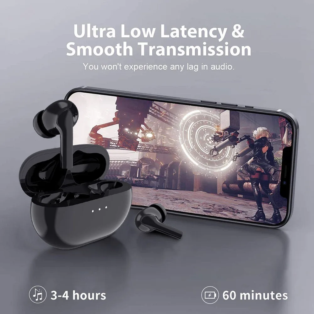 ONLIVING Wireless Earphone Active Noise Cancelling TWS Earbuds ANC Waterproof Dual Micphone Bluetooth5.0-compatible | Электроника
