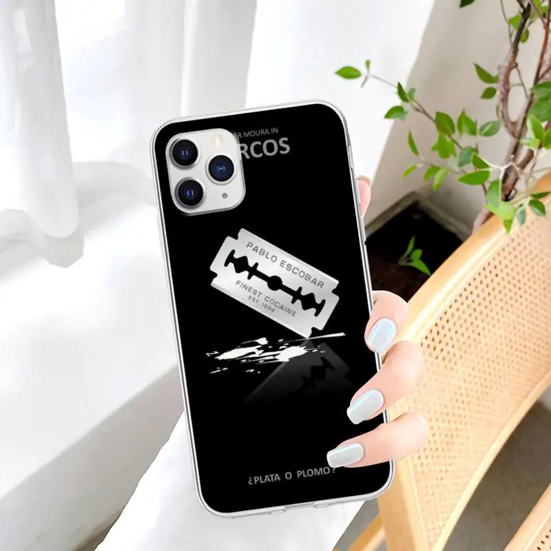 

Narcos TV Series Pablo Escobar Transparent Mobile Phone Case For Huawei P20 P40 Lite P30 Pro P Smart 2019 Honor 10 10i 20 Lite