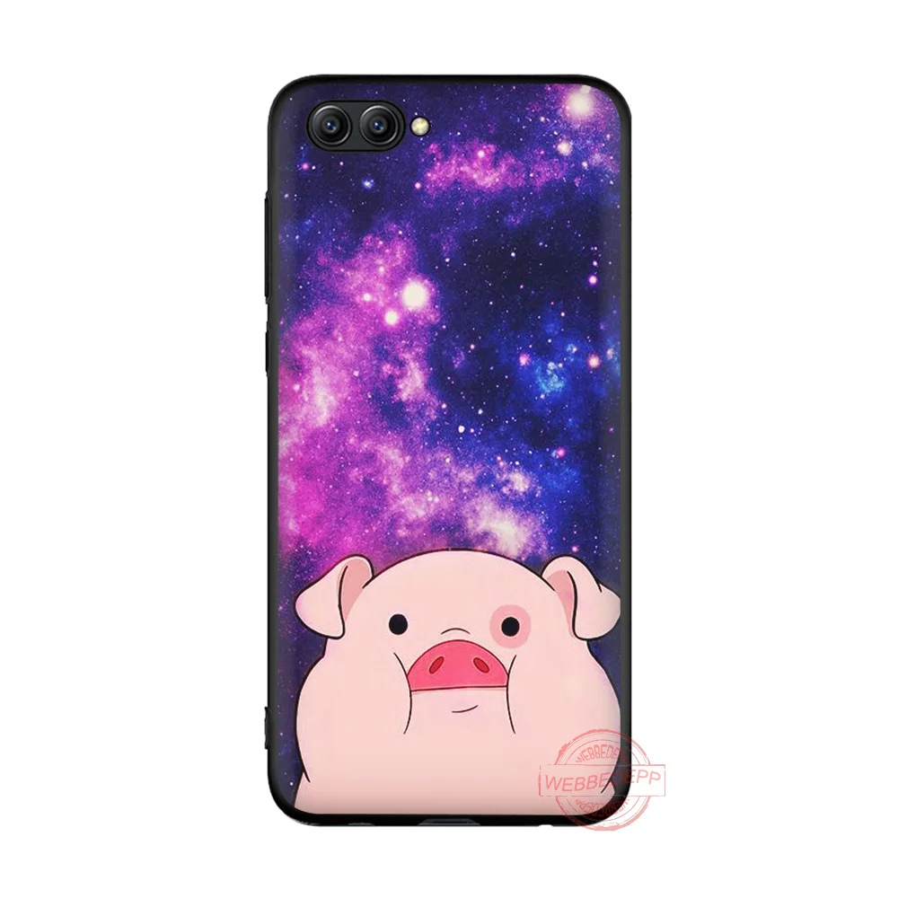 WEBBEDEPP Gravity Waterfall Pig Модный мягкий силиконовый чехол для телефона Honor 6A 7X 8X 8C 8A 9 9X 10lite