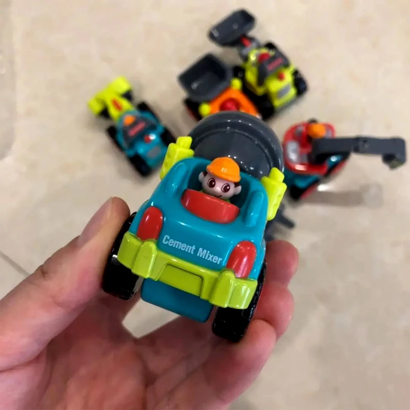 

Pocket Engineering Pull Back Inertial Mini Car Model Children's Boys Toys 6 Pack