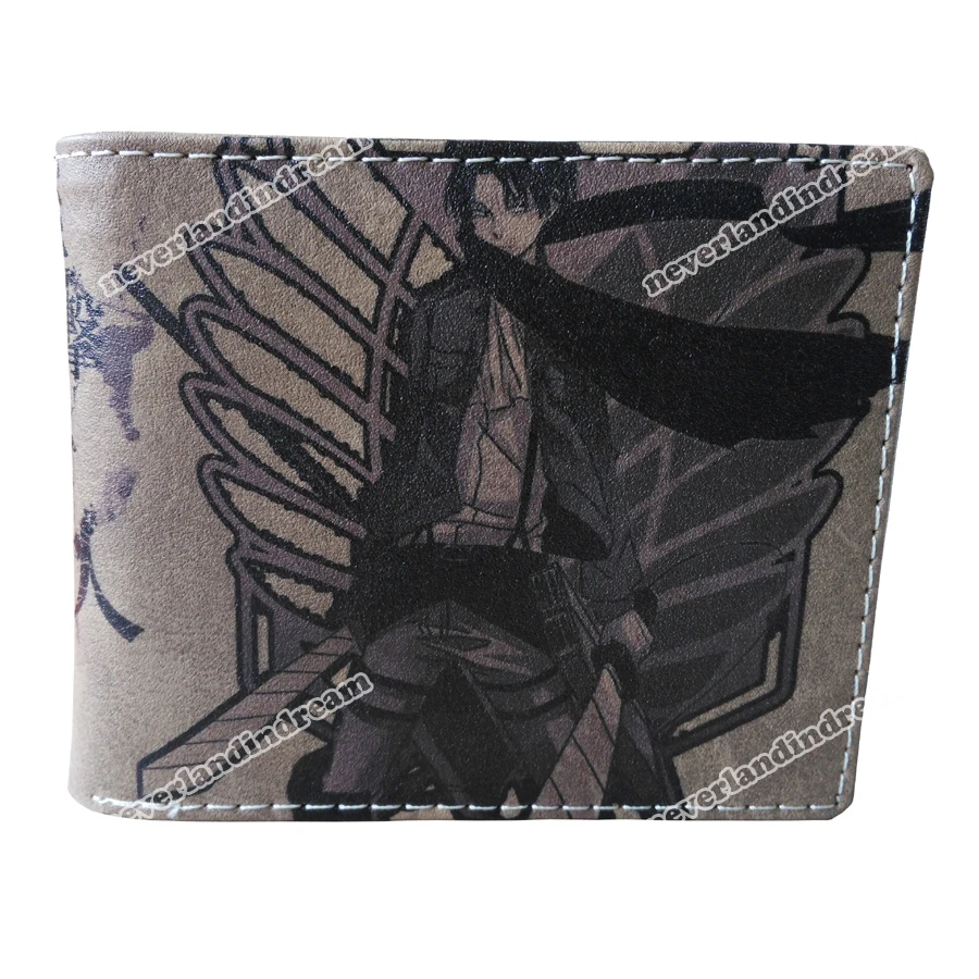 

Кошелек из матовой искусственной кожи W-аниме «атака на Титанов»