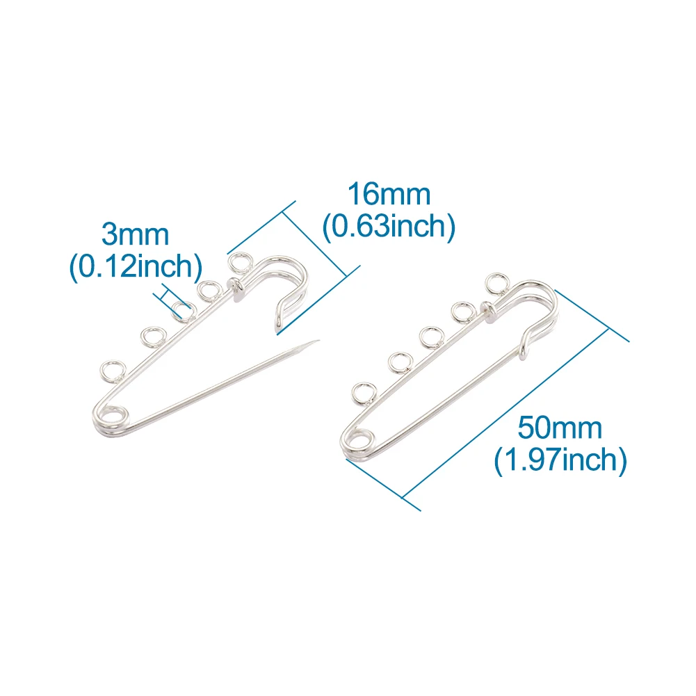 5 шт. железные булавки для обжига фурнитура самостоятельного изготовления