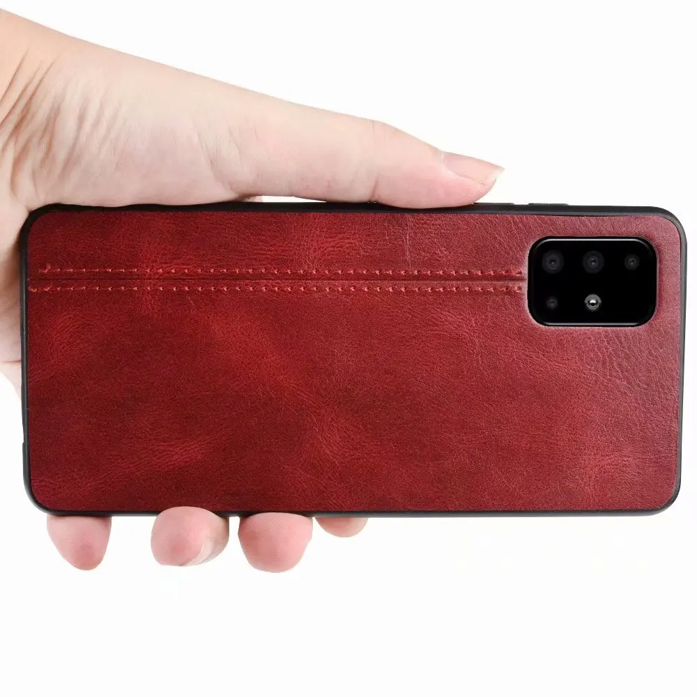 Чехол для Samsung Galaxy S20 Plus Жесткий из поликарбоната и искусственной кожи жесткий