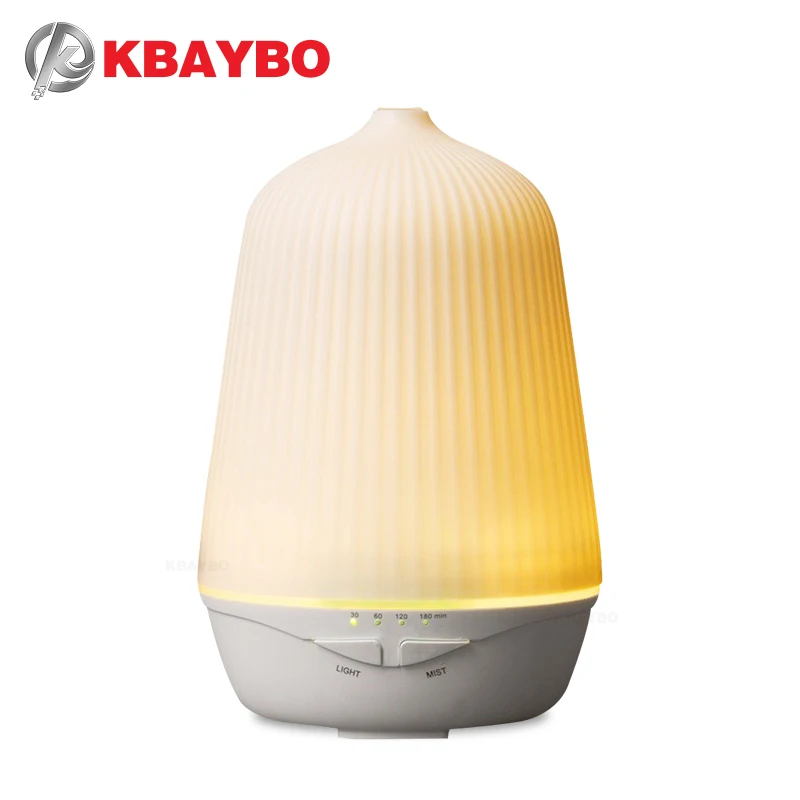 

Aroma essential oil diffuser ultrasonic air humidifier with wood grain 7 LED lights changing color