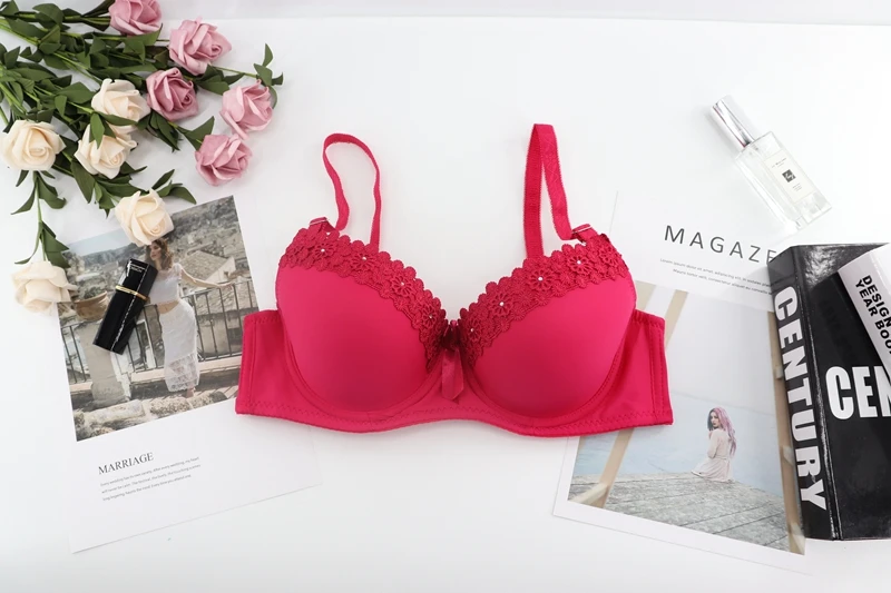 Beauwear нарядное платье без рукавов для девочек, пуш-ап, нижнее бельё для девочек Женский бюстгальтер для маленькой груди на косточках цветочное бюстгальтеры 34B 34C 36B 36C 38B 38C 40A 40B 40C 42A 42B 42C
