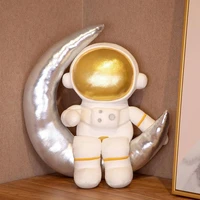 colorful high simulated cartoon astronaut plush doll wear resistant stuffed doll multifunctional for decoration