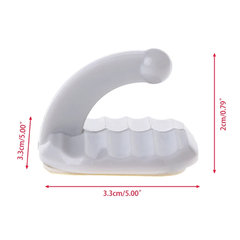 

1pc Strong Self-Adhesive Wall Hook Hanger Bathroom Kitchen Sticky Towel Holder H58B