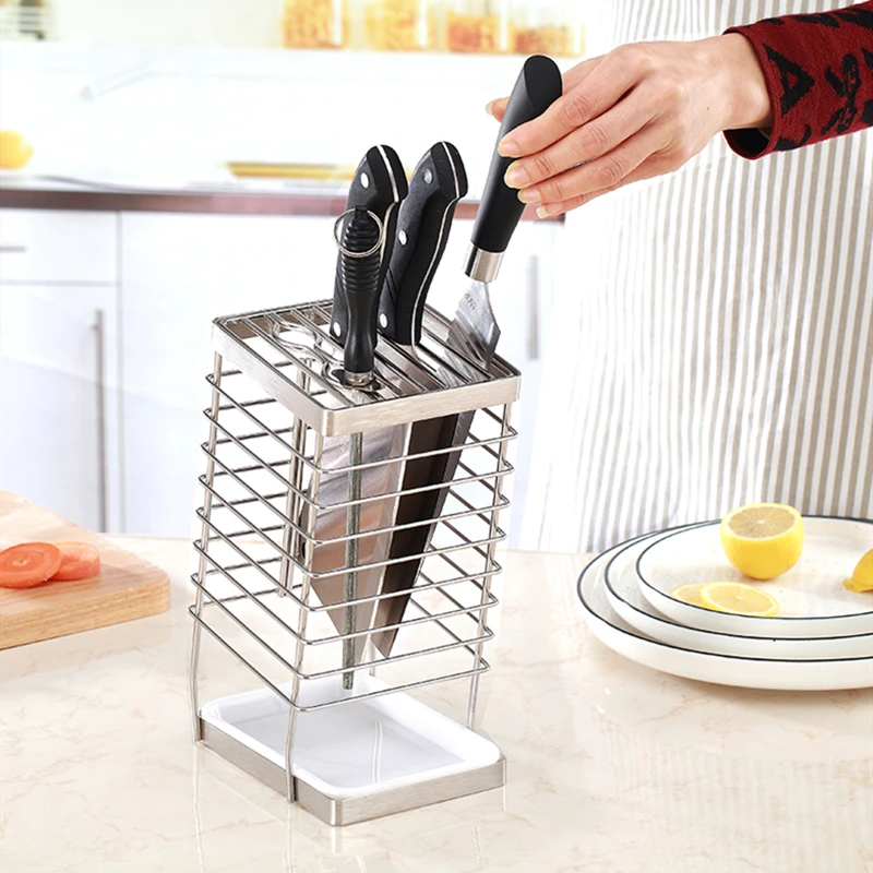 Держатель кухонного ножа столовые приборы из нержавеющей стали