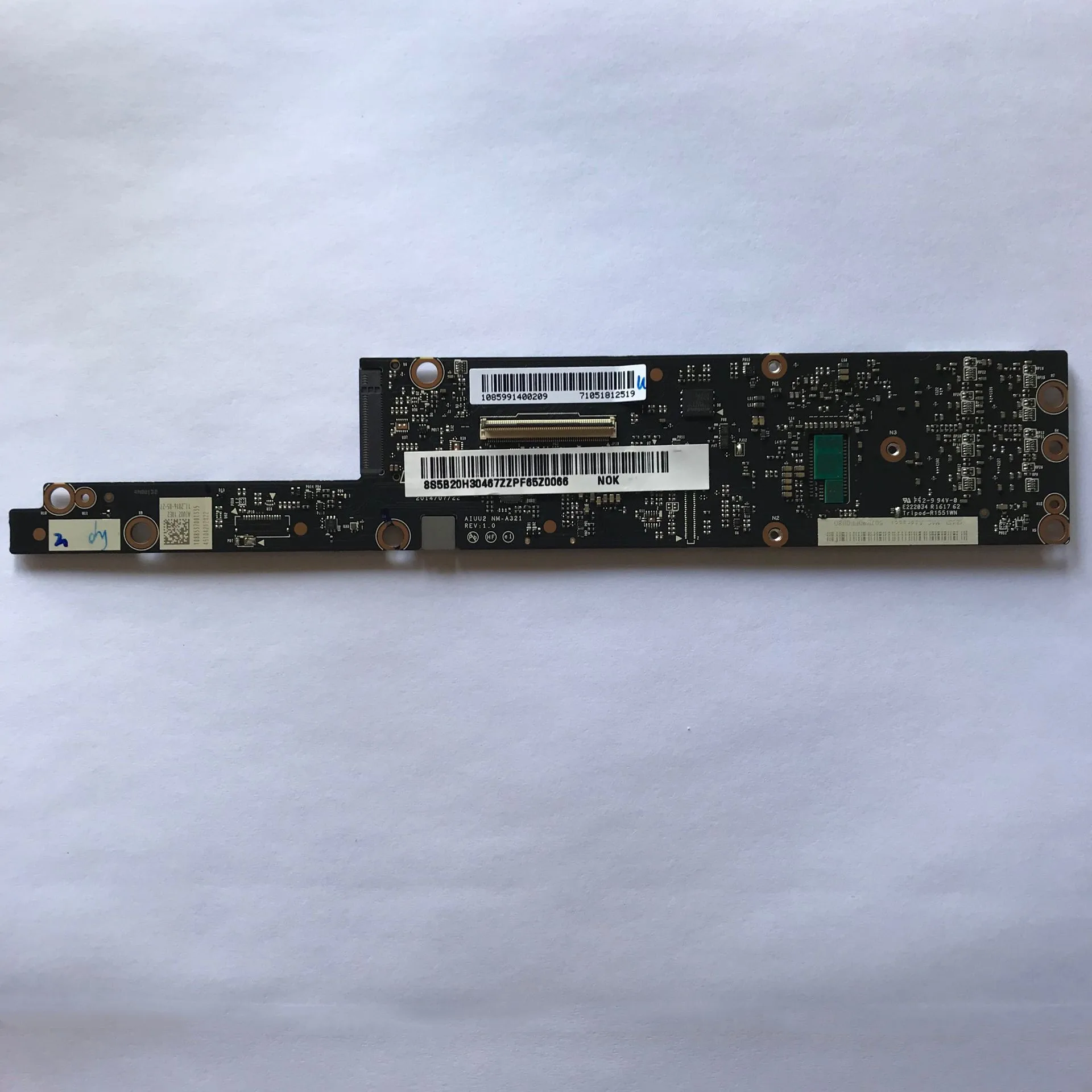 High quality For YOGA 3 PRO 1370 MAIN BOARD AIUU2 NM-A321 Laptop motherboard With SR23Q M-5Y71 CPU 8GB RAM 100% full Tested | Компьютеры и