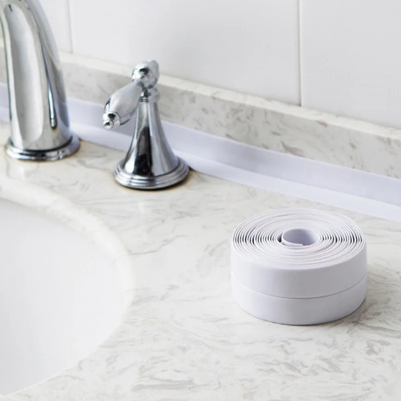 

Bathroom Sealing Tape Bathroom Kitchen Shower Sink Caulking Self-adhesive Waterproof Wall Sticker Sink Edge Beauty Seam Tape