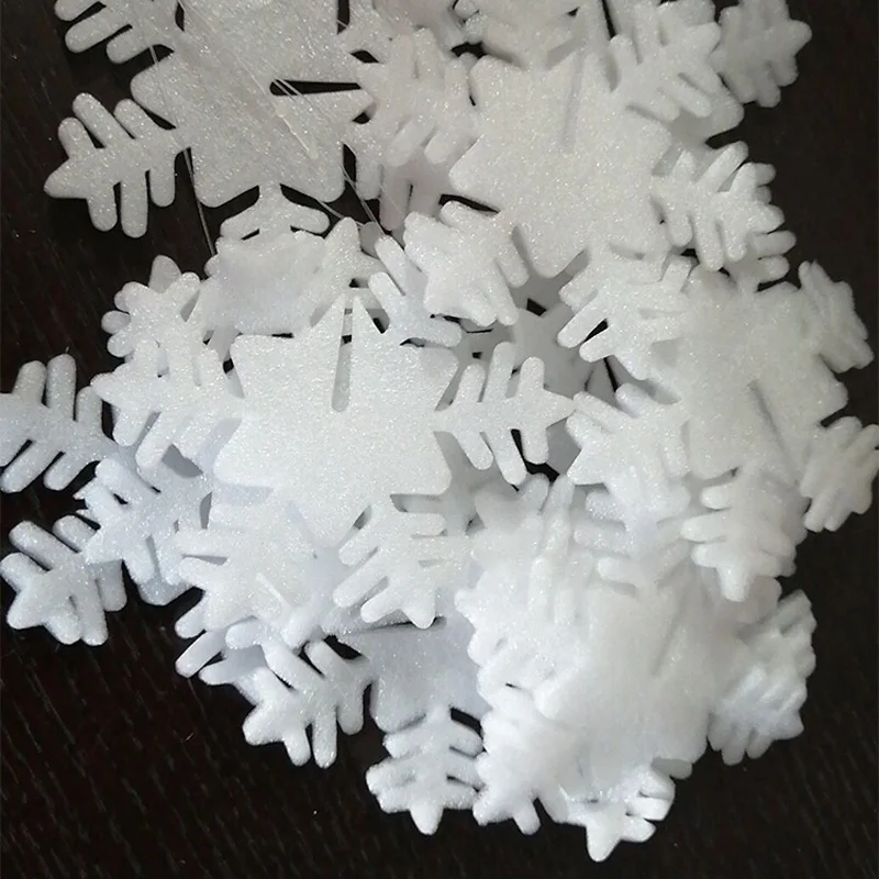 20 шт. подвесные Белые снежинки для украшения ёлки|Искусственный снег и снежинки| |