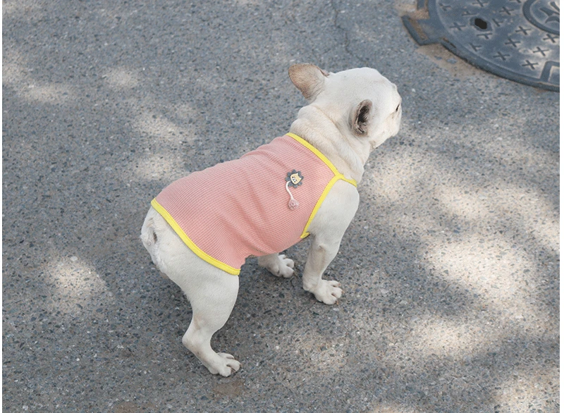 

Summer Pet Clothes Tshirt Cat Dog Sling Vest Dog Breathable Vest Sleeveless Small Medium Dog Accessories Pet Supplies Cat Vest
