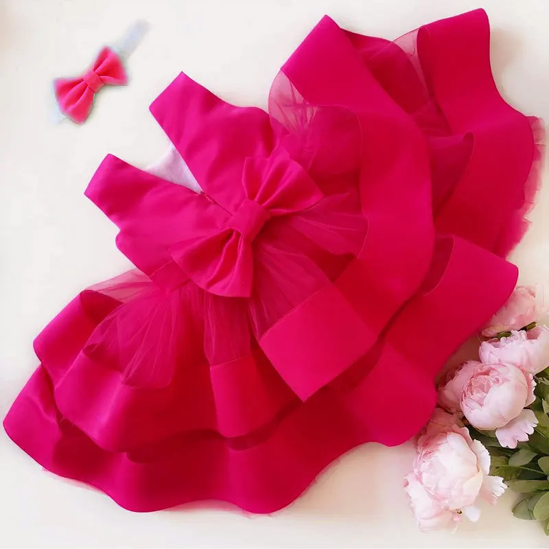 

2022 Christmas Dresses For Girls Baby Girls Dress Girl Clothes Tutu Evening Dress For Girls Wedding Party Dress Vestidos 0-5 Age