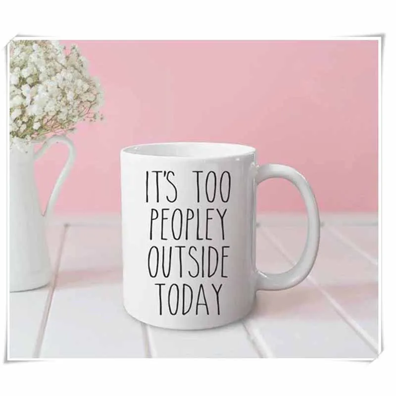 Это слишком популярная кружка на улице сегодня забавная милая Офисная подарки