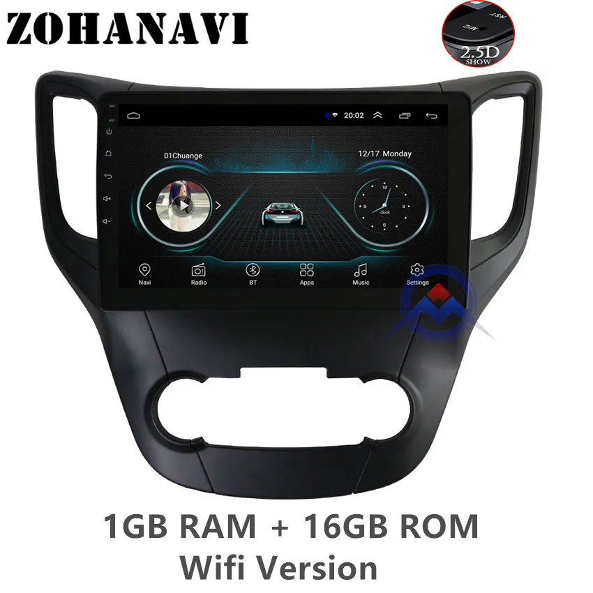 Black 1G 16G ZOHANAVI 10,2 дюймов Android 9,0 2.5D Автомобильная магнитола для Changan CS35 Автомобильная стерео радио аудио DVD gps плеер навигация с картами - Цвет: Black 1G 16G